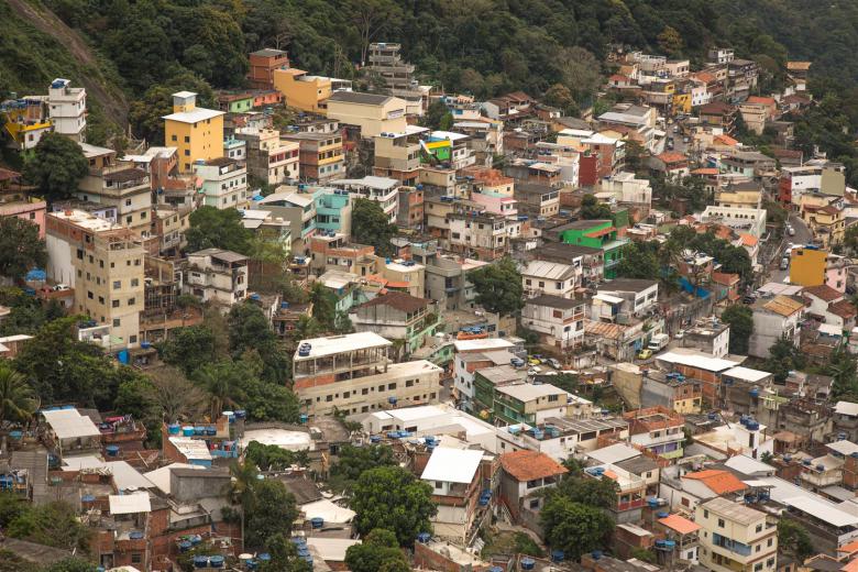 Quartiers reculés de la ville de Rio de Janeiro.