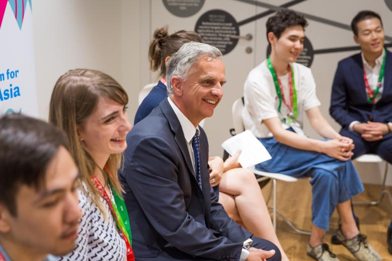 swissnexlab и Министр Иностранных Дел Швейцарии Дидье Буркхальтер