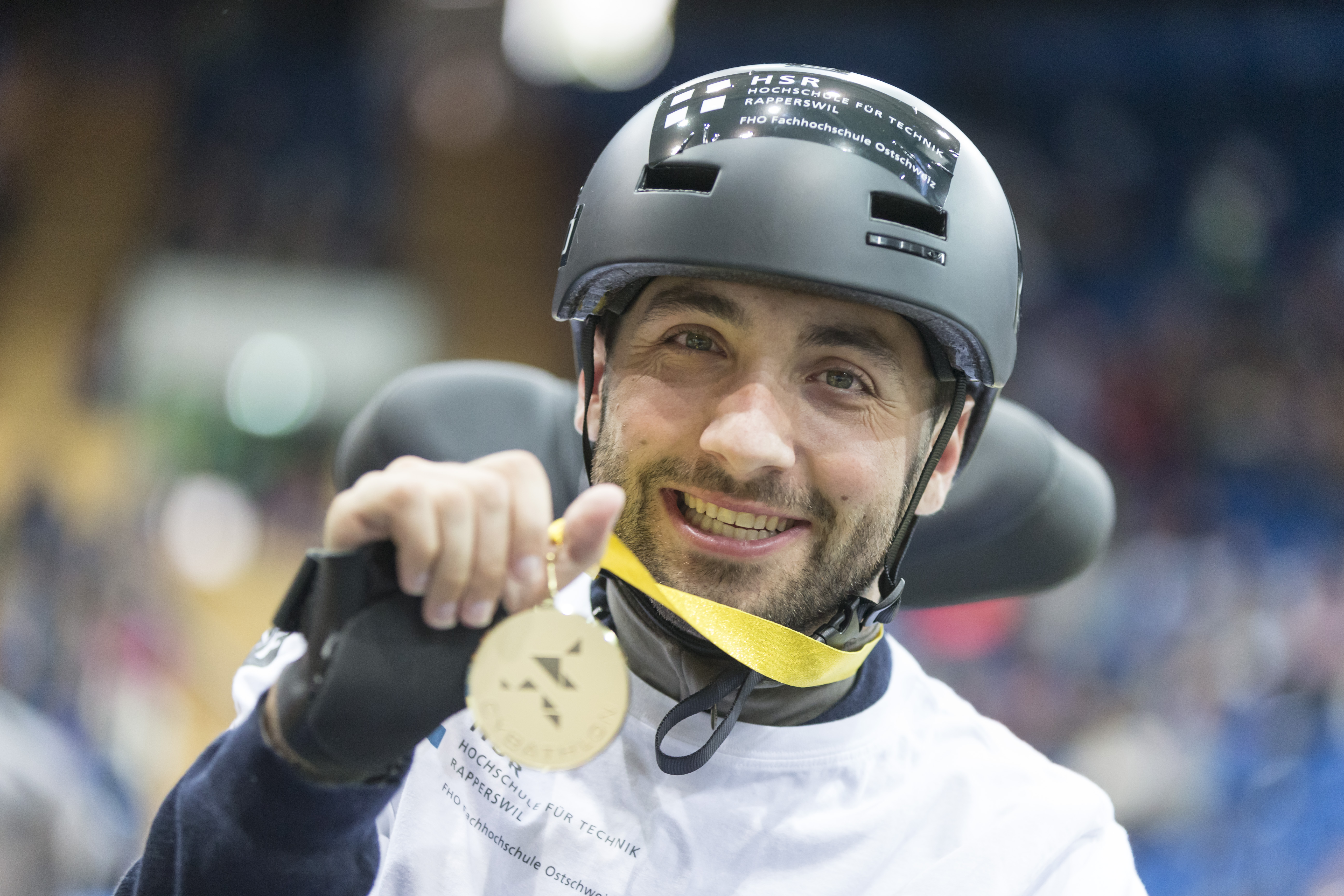 Pilot: Florian Hauser from the Swiss team HSR enhanced (OST and ETH Zurich), winner of the Powered Wheelchair Race in 2016 and competing again in 2020 in the same constellation. © ETH Zürich / Alessandro Della Bella