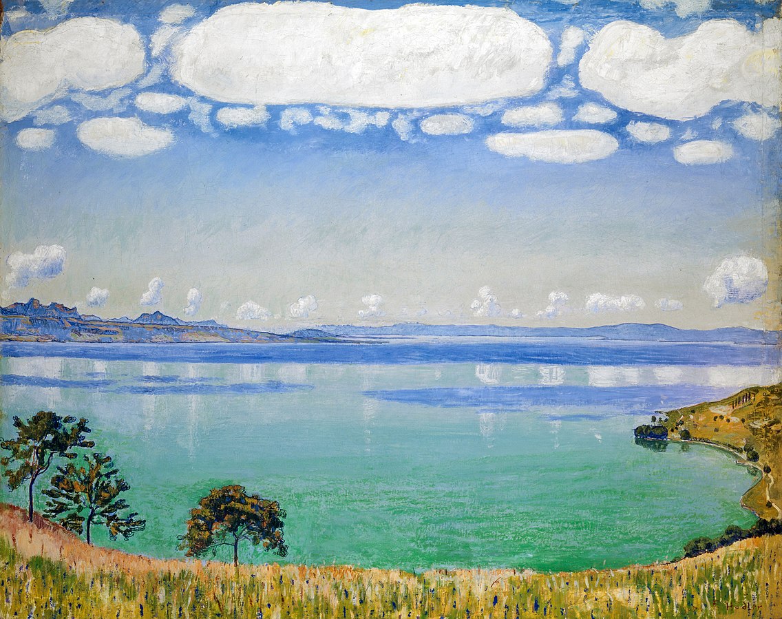 Ferdinand Hodler, Lake Geneva in Blue, 1904 © Wikipedia Commons