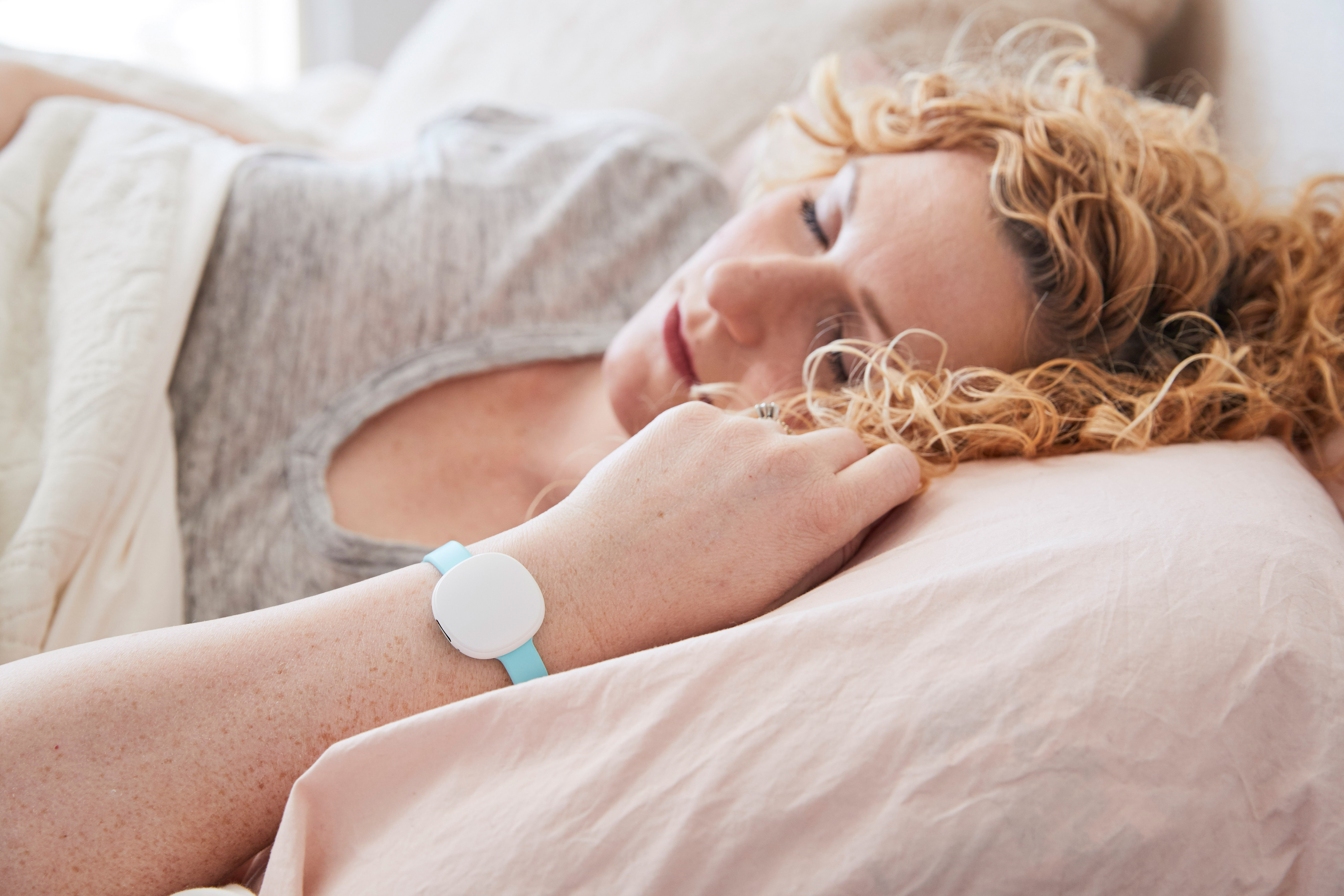 Lea von Bidder im Bett