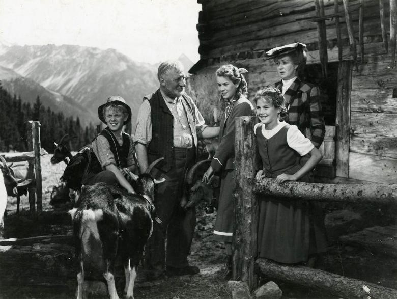 The Heidi films from the 1950s were immensely popular. © Cinémathèque suisse