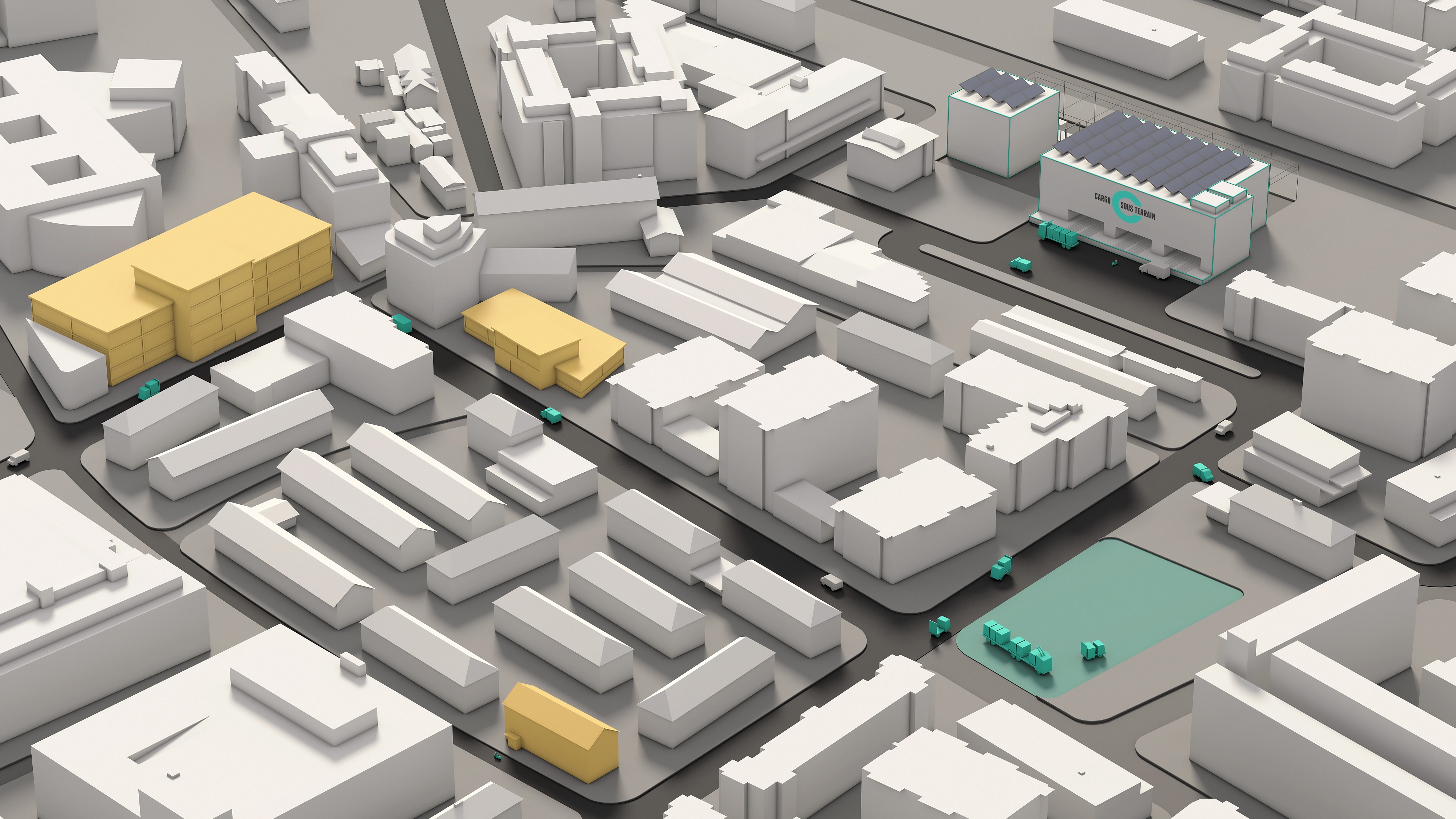 CST,  simulation de transport logistique urbain