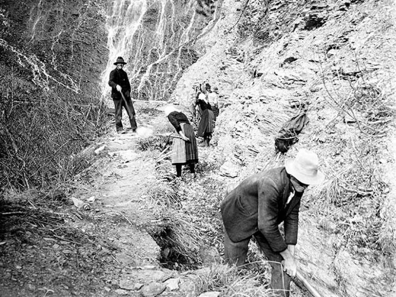 Bisse of Savièse in 1933