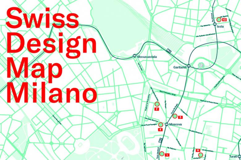 Swiss Design Map Milano