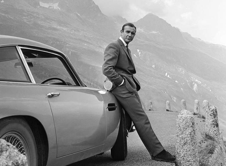 James Bond waiting at the Furka Pass