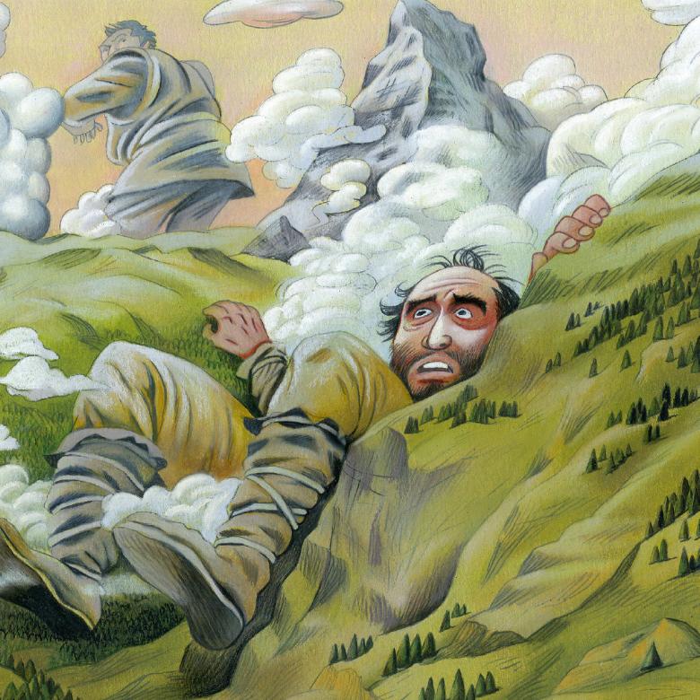 Illustration aus: Mein grosses Buch der Schweizer Sagen und Legenden 