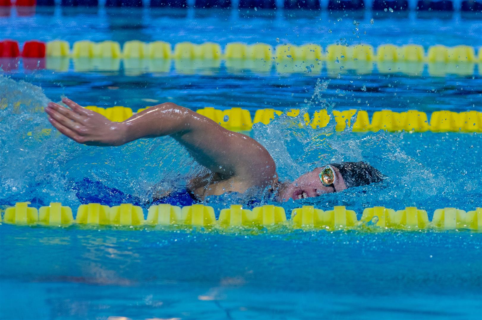 Nora Meister ai campionati europei di nuoto a Funchal nel 2021.