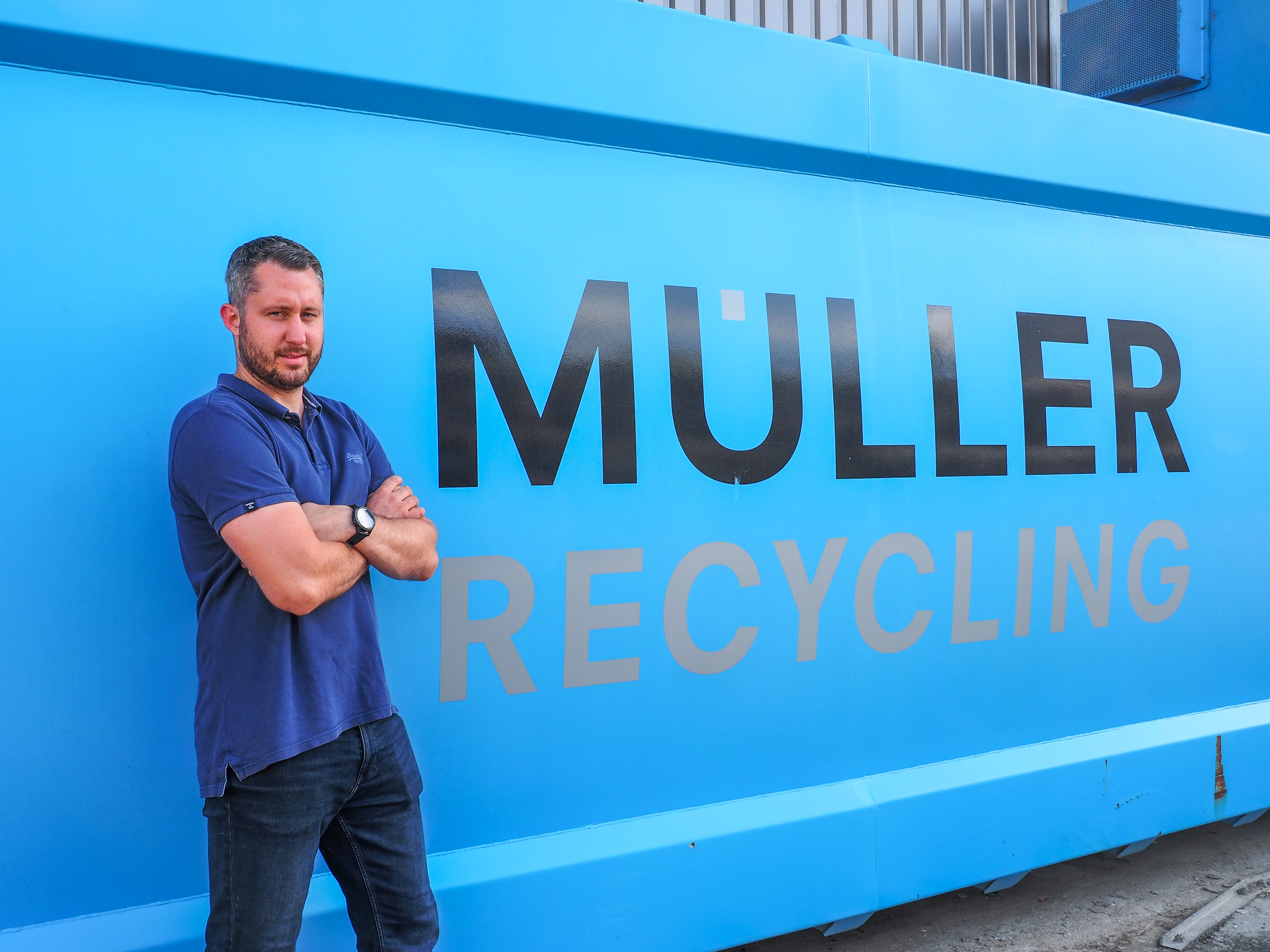 Thomas Müller führt die Müller Recycling AG in der dritten Generation. © Müller Recycling AG