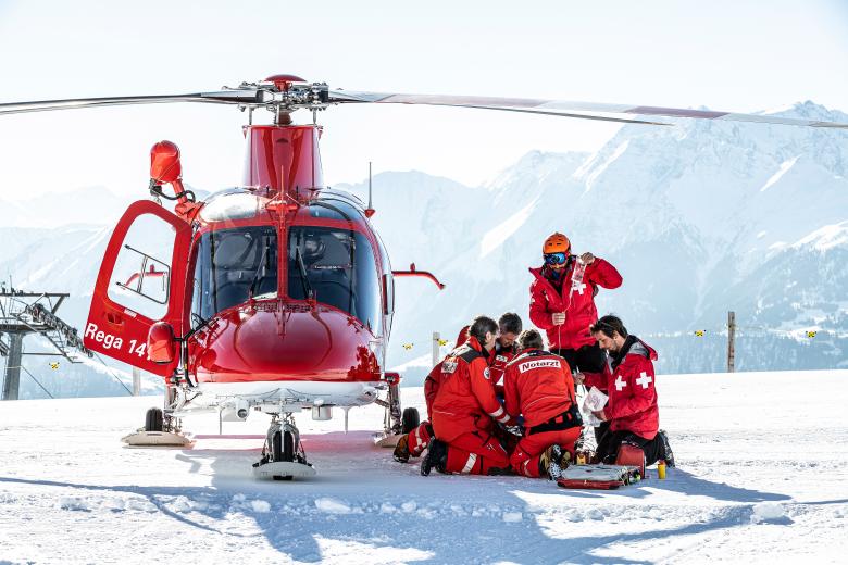 Patient care on the slopes