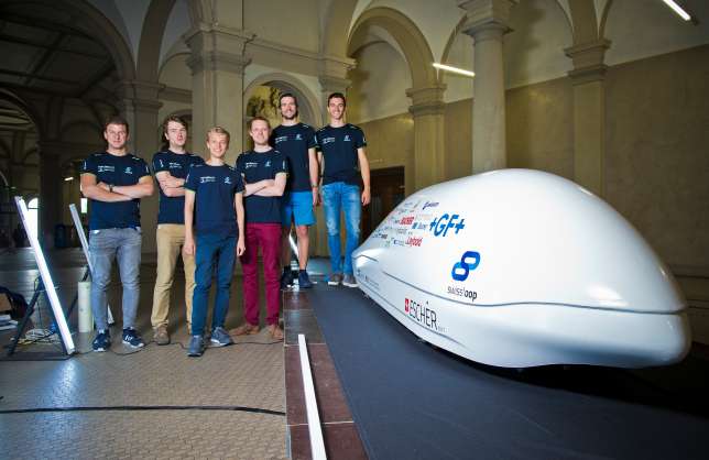 Il team Swissloop è formato da 40 studenti di fisica, matematica, elettrotecnica, meccanica e genio civile del Politecnico federale di Zurigo.