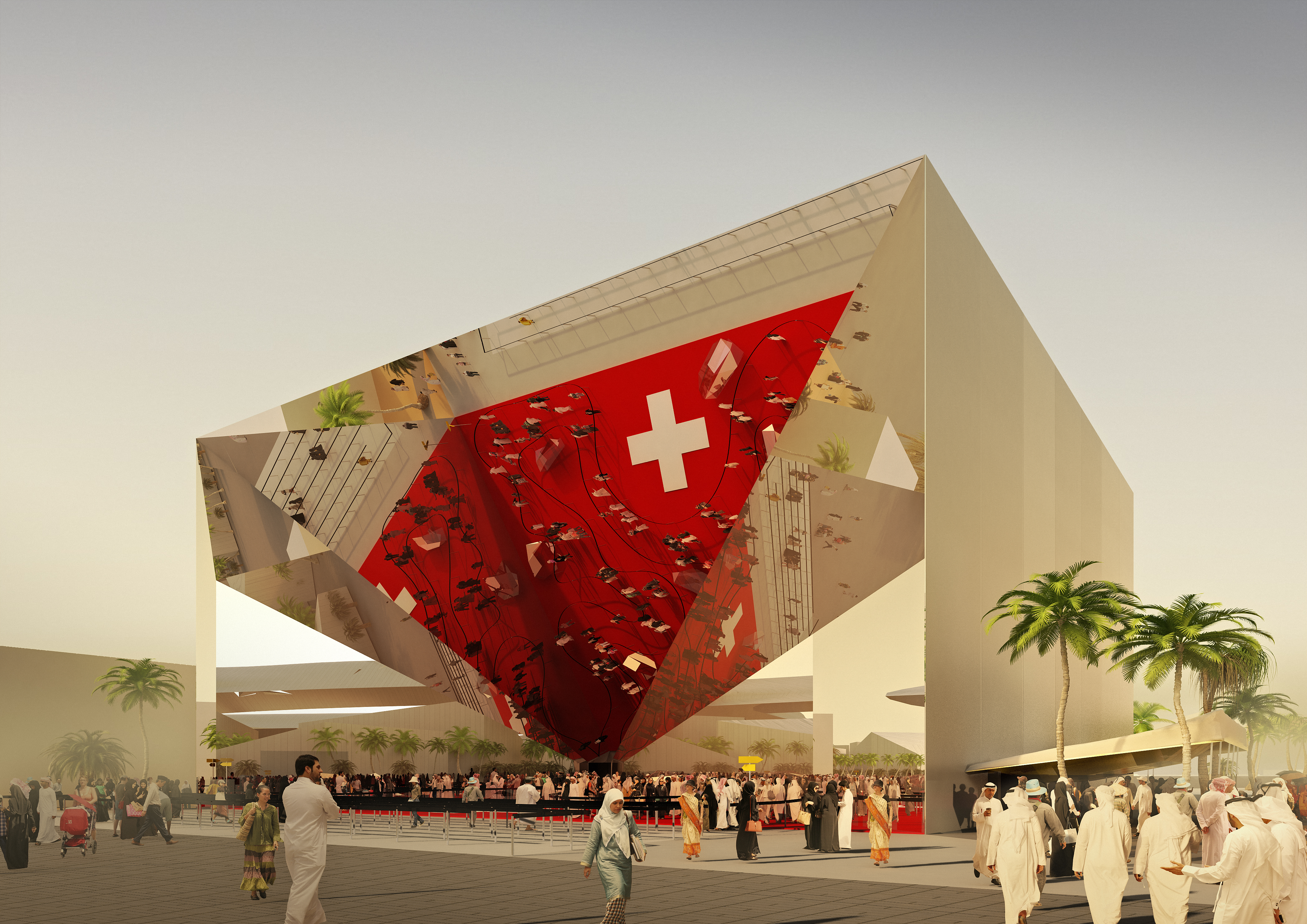 Schweizer Pavilion an der Expo 2020 Dubai