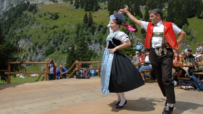Dancers in Appenzell