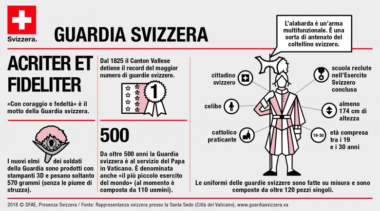 guardia svizzera infographie