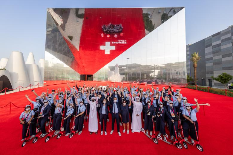 Il team del Padiglione svizzero a Expo 2020 Dubai
