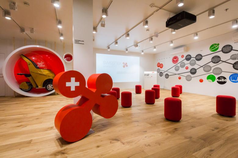 Платформа ‘Swissnex mobile’ в Павильоне Швейцарии для науки, образования и инноваций