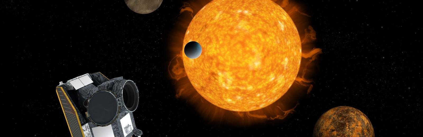 Artist's impression of the space telescope © ESA/ATG medialab