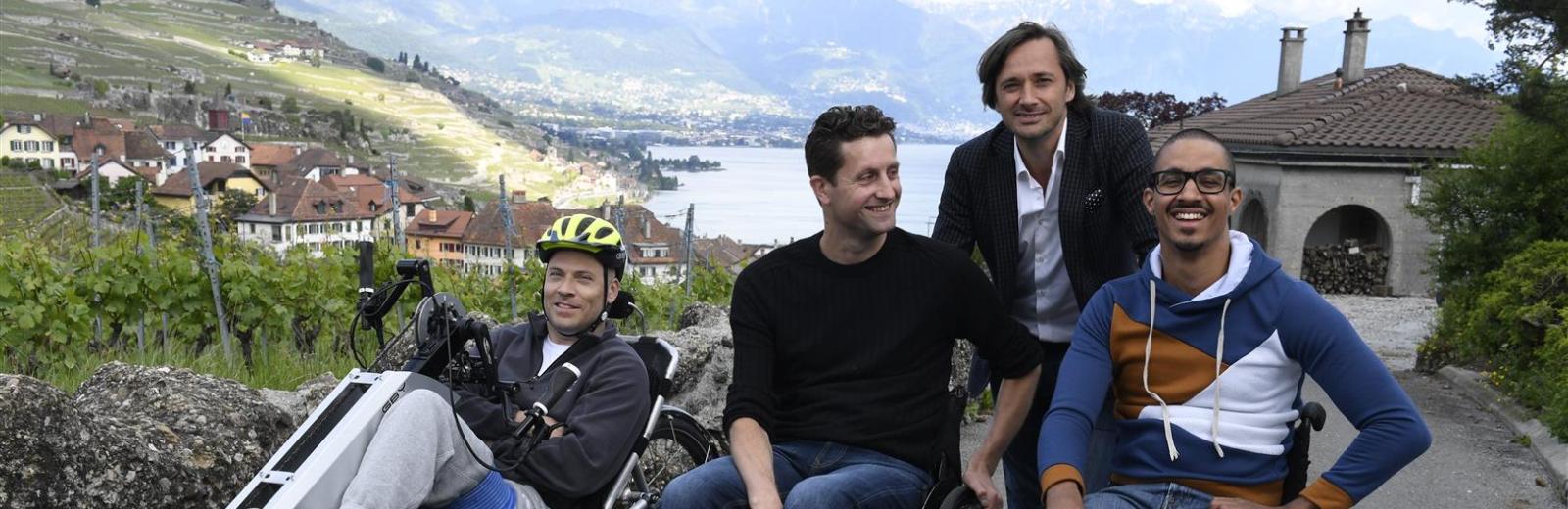 Sebastian, Gert-Jan, Grégoire and David