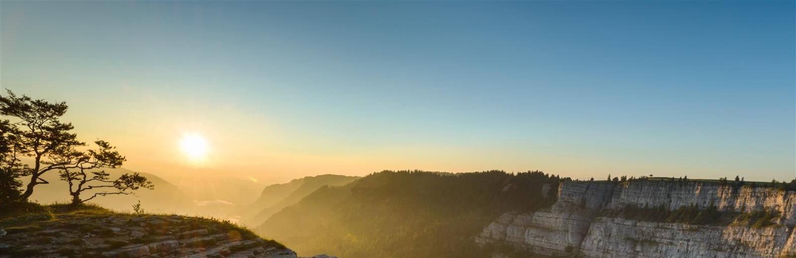 Creux du Van, a natural rock arena in the Jura mountains ©Switzerland Tourism/Martin Maegli