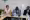 Holliger Joane (Human Security Adviser), Hon. Richard Mulla (former Minister of Foreign Affairs) and Maurice Mboula (International IDEA) conducting a training of trainers on federalism for youth, women and traditional leaders in Juba / December 2019.