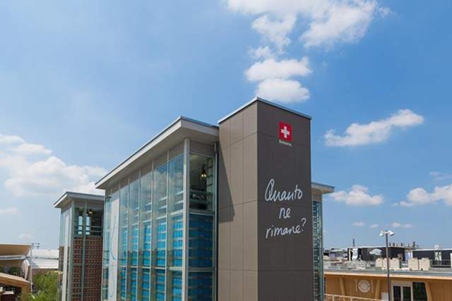 The Swiss Pavilion at Expo Milano 2015, part of the exhibition dedicated to “Feeding the Planet, Energy for Life.”