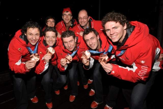 Swiss team wins bronze in men's curling in Vancouver