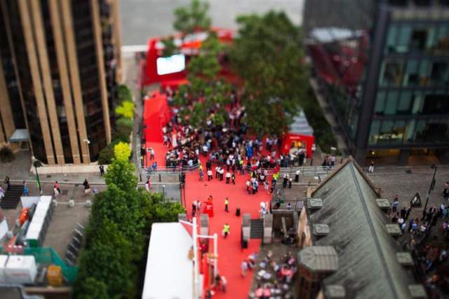 Model of the House of Switzerland at the 2012 London Olympic Games