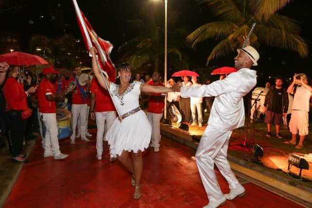 Great atmosphere at the House of Switzerland Rio 