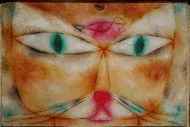 Paul Klee: Cat and Bird (Katze und Vogel), 1928, Museum of Modern Art, New York. 