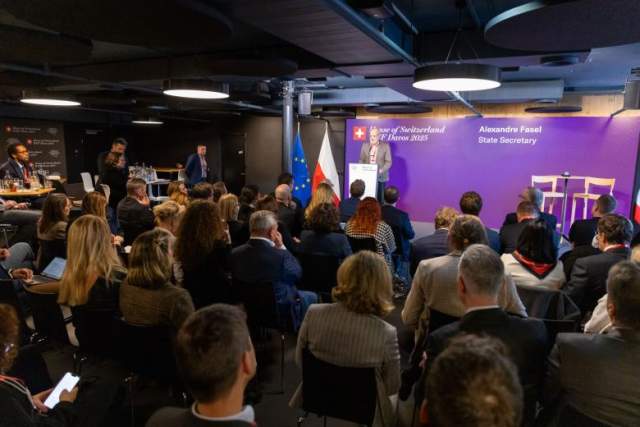 The House of Switzerland's programme includes thematic events, bilateral meetings, informal talks and media events