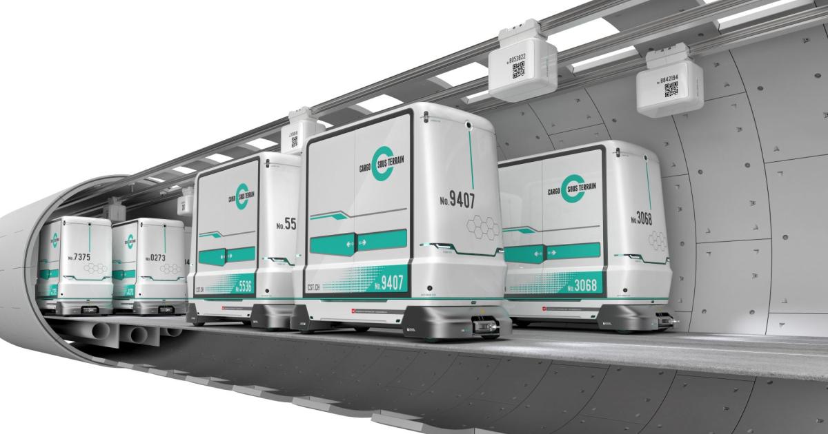 Cargo sous terrain the project taking Swiss innovation to a whole new