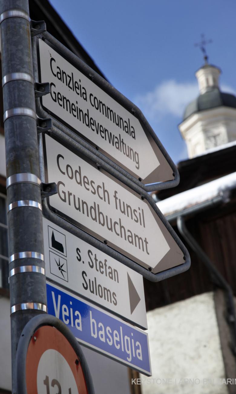 Era il 20 febbraio 1938 quando il romancio è diventato ufficialmente lingua nazionale svizzera, a seguito di un referendum popolare.© Keystone