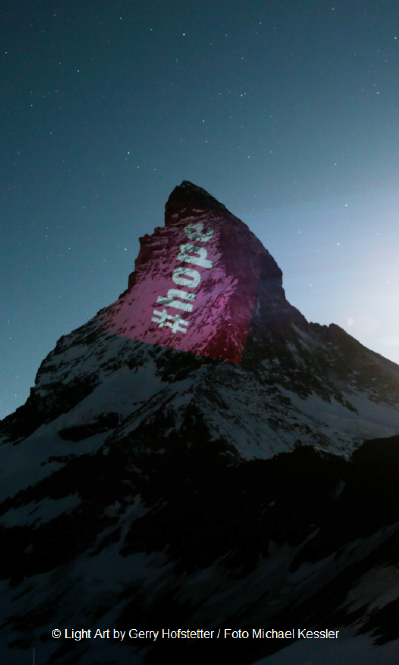 © Light Art by Gerry Hofstetter / Foto Michael Kessler