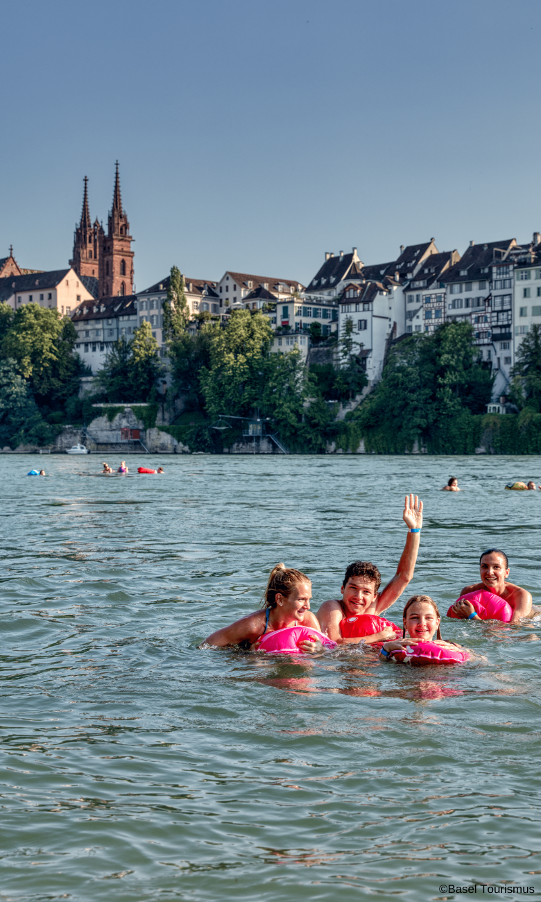 Swimming in the Rhine, Basel