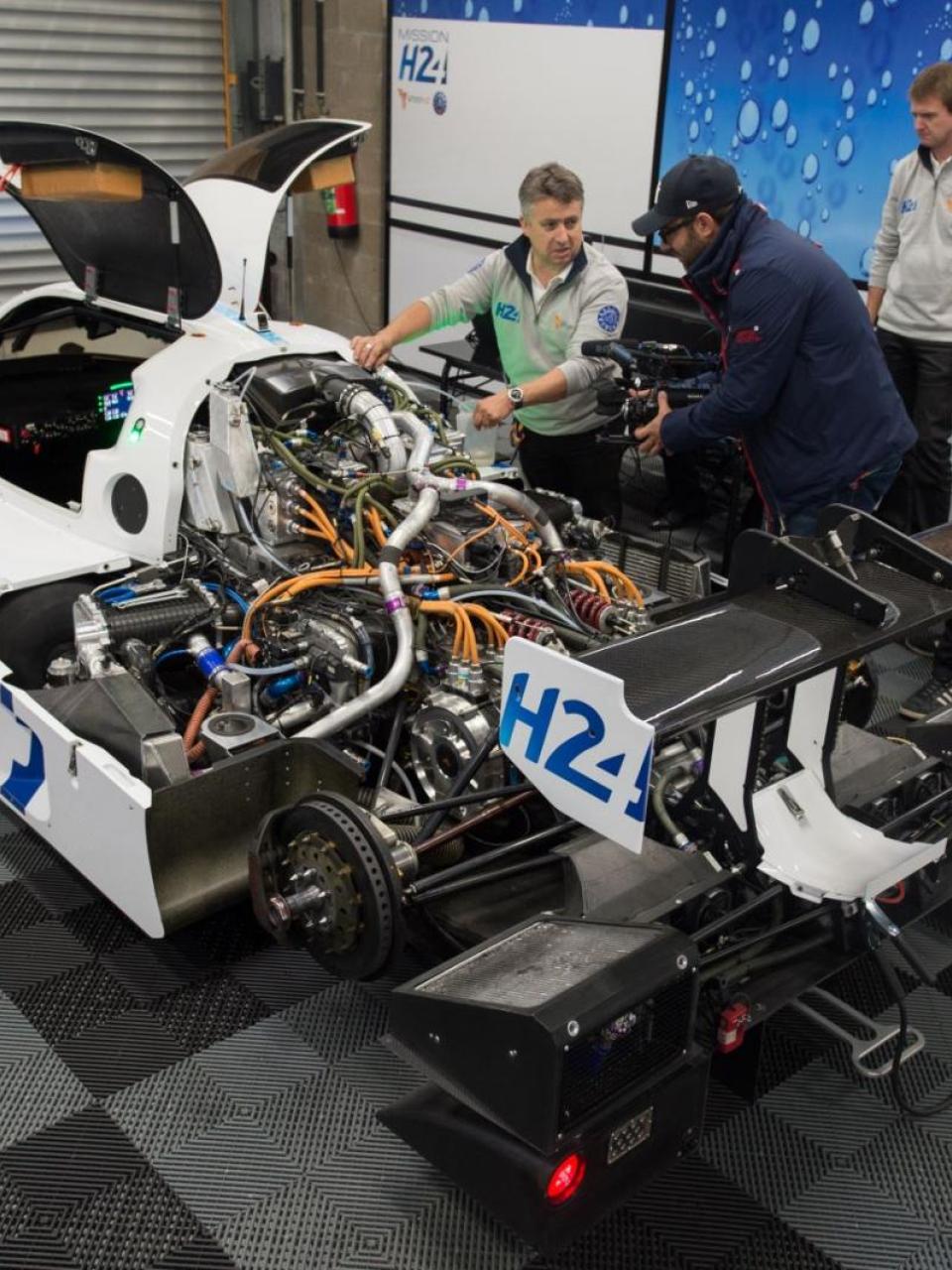 In September 2018, GreenGT unveiled its fourth sports car, H2 Speed, developed in collaboration with Pininfarina. This makes it a racing car, but one that will complete the circuit with a hydrogen-powered engine instead © GreenGT 